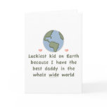 Best Daddy In The World Greeting Card