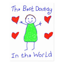 Best Daddy In The World Post Cards