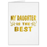 Best Daughter Greeting Card