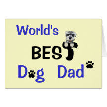 Best Dog Dad Greeting Cards