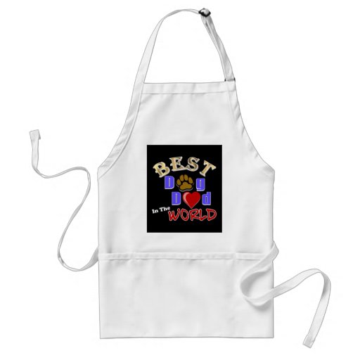 Best Dog Dad in the World Gifts - Father's Day Aprons