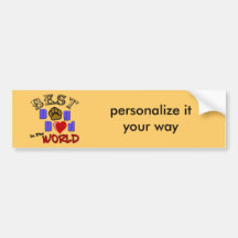 Best Dog Dad in the World Gifts - Father's Day Bumper Sticker