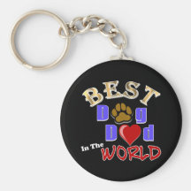 Best Dog Dad in the World Gifts - Father's Day Key Chain