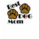 Best Dog Mum Shirt with Dog Paws