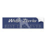 Best Dog Welsh Terrier Bumper Sticker