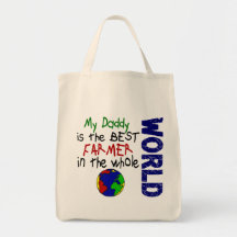 Best Farmer In World 2 (Daddy) Canvas Bag