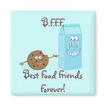 Best Food Friends Forever Magnet