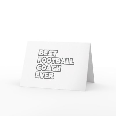 Best Football Coach Ever by footballcoachshirts