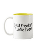 Best Freakin Auntie Ever 2 Coffee Mugs