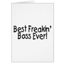 Best Freakin Boss Ever Cards
