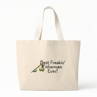 Best Freakin Fishman Ever Fishing Hook Bag by CelebrationZazzle