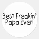 Best Freakin Papa Ever Sticker