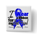 Best Friend - Colon Cancer Ribbon Pinback Button