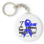 Best Friend - Colon Cancer Ribbon Keychain