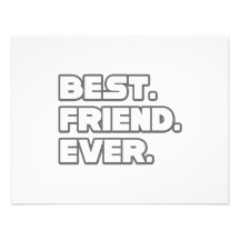 Best Friend Ever Personalised Announcement