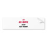 Best Friend Ex-Wife Bumper Stickers