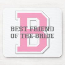 Best Friend of the Bride Cheer Mouse Pads