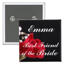 Best Friend Of The Bride Pin