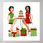 Best Friends and Cupcakes and Christmas! Posters
