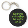 Best Friends are the siblings Key Chain