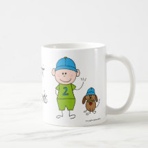 BEST FRIENDS BOY AND DOG  MUG