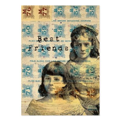 Best Friends Business Card Templates by angelandspot