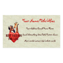 Best Friends Business Card Templates