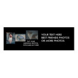 Best Friends,cars,pets,wedding Photos Bookmark Business Cards