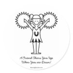 Best Friends Collection Round Sticker