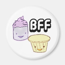 Best Friends Forever Refrigerator Magnet