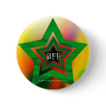 BEST FRIENDS FOREVER STAR PINBACK BUTTONS