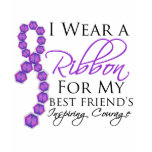 Best Friend's Inspiring Courage Pancreatic Cancer t-shirts