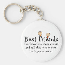 Best Friends Keychain