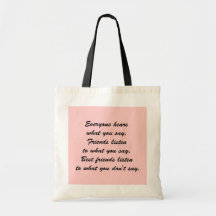 Best friends listen bag