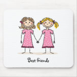 Best friends mousepads