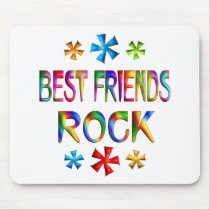 Best Friends Rock Mouse Pad