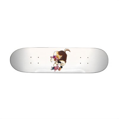 Best Friends Skate Board by howardhuge