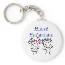 Best friends stick figure