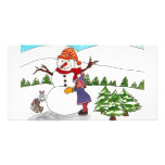 Best Friends Winter Wonderland Custom Photo Card