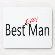 Best Gay Man Wedding Mousepads