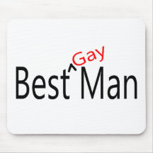 Best Gay Man Wedding Mousepads