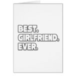 Best Girlfriend Ever Card