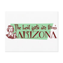 Best Girls are from Arizona Postcards