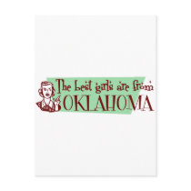 Best Girls are from Oklahoma Post Cards
