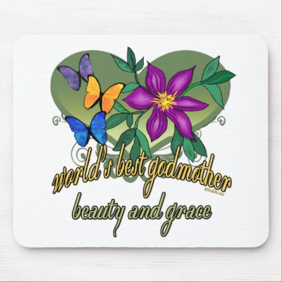 Best Godmother Gifts Mouse Pad by DesignsOutOfMind
