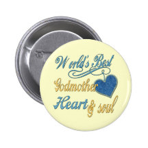 Best Godmother Gifts Pinback Button