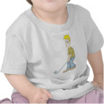 Best Golfer Dad Putting a Golf Ball Cartoon T-shirts