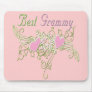 Best Grammy Swirling Hearts Mouse Mat