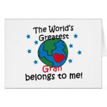 Best Gran Belongs to me Greeting Cards