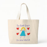 Best Gran In The World Canvas Bags